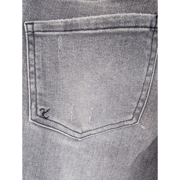 KUT From The Kloth Gray Connie High Rise Women 6 Ankle Skinny Distressed Jeans - Picture 8 of 14